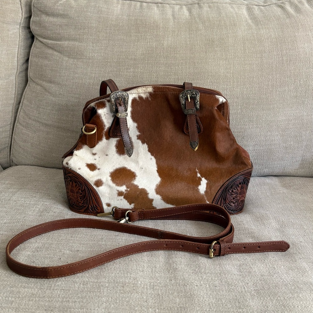 American Darling Purse - Genuine Leather & Cowhide